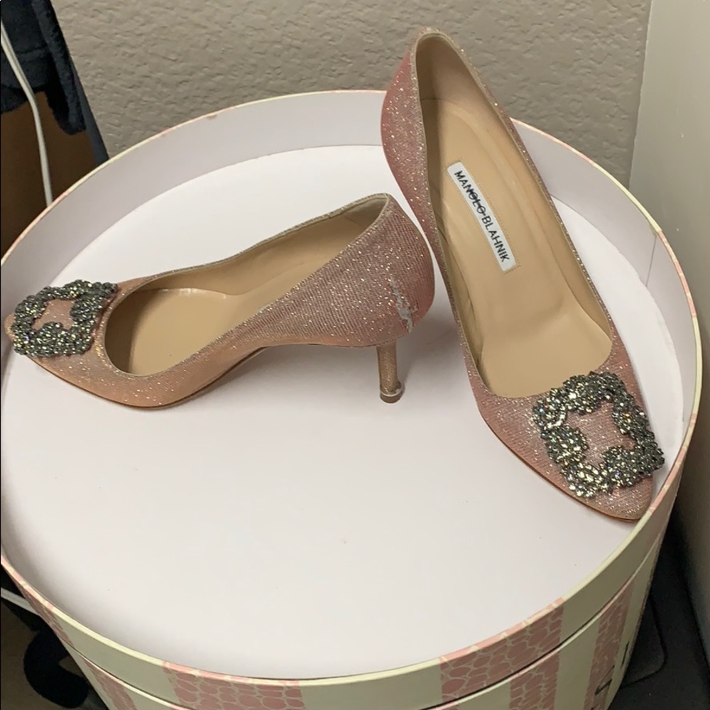 Manolo Blahnik Hangisi pumps - Picture 3 of 8